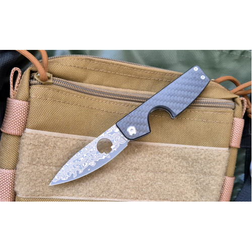 Daggerr Cigarknife Damascus Carbon