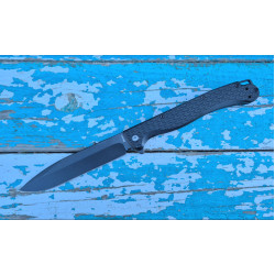 Складной нож Daggerr Finka DL blackwash сталь 8Cr14MoV, рукоять Black FRN