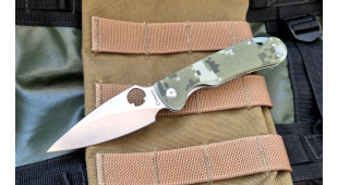 Складной нож Daggerr Sting Mini stonewash сталь D2, рукоять Camo G1