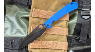 Складной нож Daggerr Sting XL DLC сталь D2, рукоять Blue G10