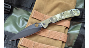 Складной нож Daggerr Sting XL DLC сталь D2, рукоять Camo G10