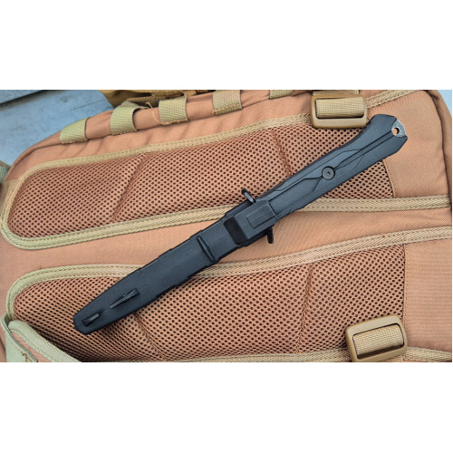 Mr.Blade Leshiy blackwash AUS-8 рукоять Black Elastron