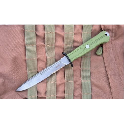 Mr.Blade Leshiy serrated stonewash Green