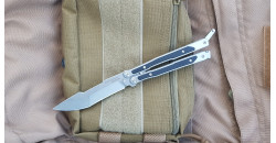 Нож бабочка Mr. Blade Madcap stonewash