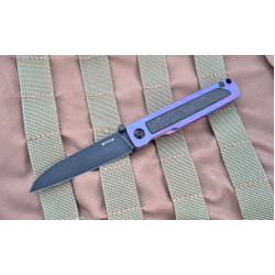 Складной нож Mr.Blade Style blackwashed сталь N690, рукоять Violet Titanium