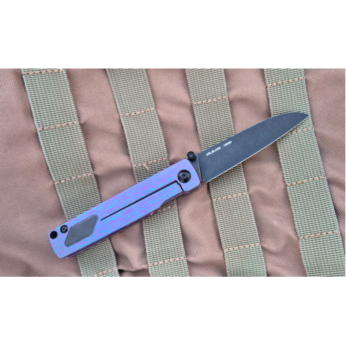  Нож Style blackwashed N690 Violet Titanium