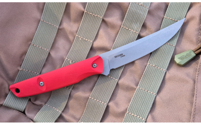 Нож N.C.Custom Scar red sw Х105