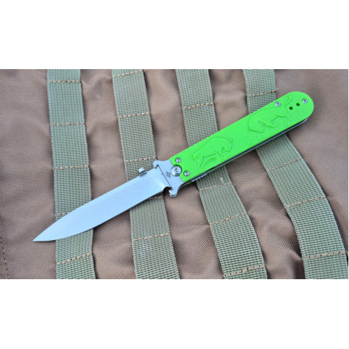 Нож Перемен Зубры stonewash Green