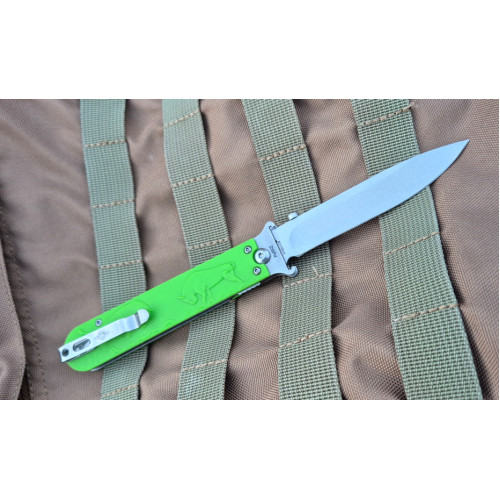 Нож Перемен Зубры stonewash Green