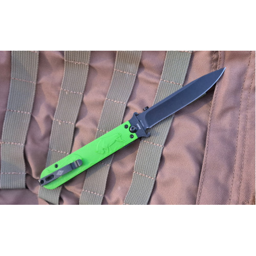 Нож Перемен Зубры blackwash Green