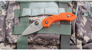 Нож складной клон H1 orange