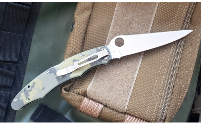 Нож складной STEELCLAW Коп-1Camo-Камо D2